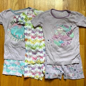 Bundle of 3 short sleeve Children’s Place Pajamas size 6x/7